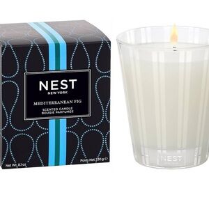 Mediterranean Fig Scented Candle - White